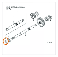 Retentor Tampa Dianteira Motor Quadriciclo Honda FourTrax 420 - 2008 Acima (REF: 91202HP5601) na internet