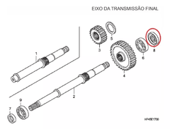 Retentor Traseiro Tampa Motor Quadriciclo Honda FourTrax 420 - 2008 Acima (REF: 91204MG3003) na internet