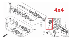 Retentor Interno Roda Dianteira Quadriciclo Honda FourTrax 350 4x4 (REF: 91209HN5671) na internet