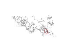 Retentor Cubo Freio Quadriciclo Honda FourTrax 420 - 2014 Acima (REF: 91251HF7003) - comprar online