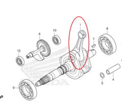 Biela Quadriciclo Honda FourTrax 420 - Todos Os Anos - comprar online