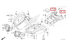 Coxim Borracha Tampa Óleo Quadriciclo Honda FourTrax 420 - 2014 Acima (REF: 83501MG7000) na internet