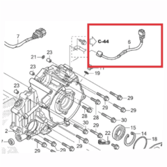 Fiação Traseira Do Motor Quadriciclo Honda FourTrax 420 - 2014 Acima (REF: 32101HR3A20) - comprar online