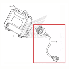 Chicote Do Painel Digital Quadriciclo Honda FourTrax 420 - 2014 Acima (REF: 32105HR3A20) - comprar online