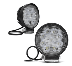 Par Farol Milha Led 27w 9 Leds 12v/24v - Quadriciclo