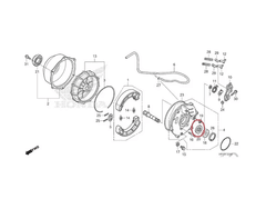 Retentor Tambor Freio Quadriciclo Honda FourTrax 420 - 2014 Acima (REF: 91251HF7003) - comprar online