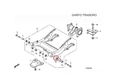 Rolamento Balança Bucha Traseira Quadriciclo Honda FourTrax 420 - 2008 Até 2013 (REF: 91054HP5601) - comprar online