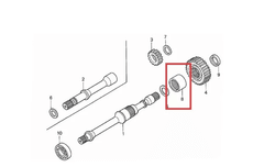 Rolamento Agulha Eixo Motor Quadriciclo Honda FourTrax 350 - 2002 Até 2007 (REF: 91012HN5671) - comprar online