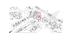 Rolamento Diferencial Traseiro Honda FourTrax 420 - 2014 Acima (REF: 91062HP0A01) - comprar online