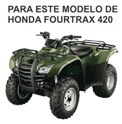 Para-lama Dianteiro Verde Quadriciclo Honda FourTrax 420 - 2008 Até 2013 (REF: 61105HP5B10ZD) na internet