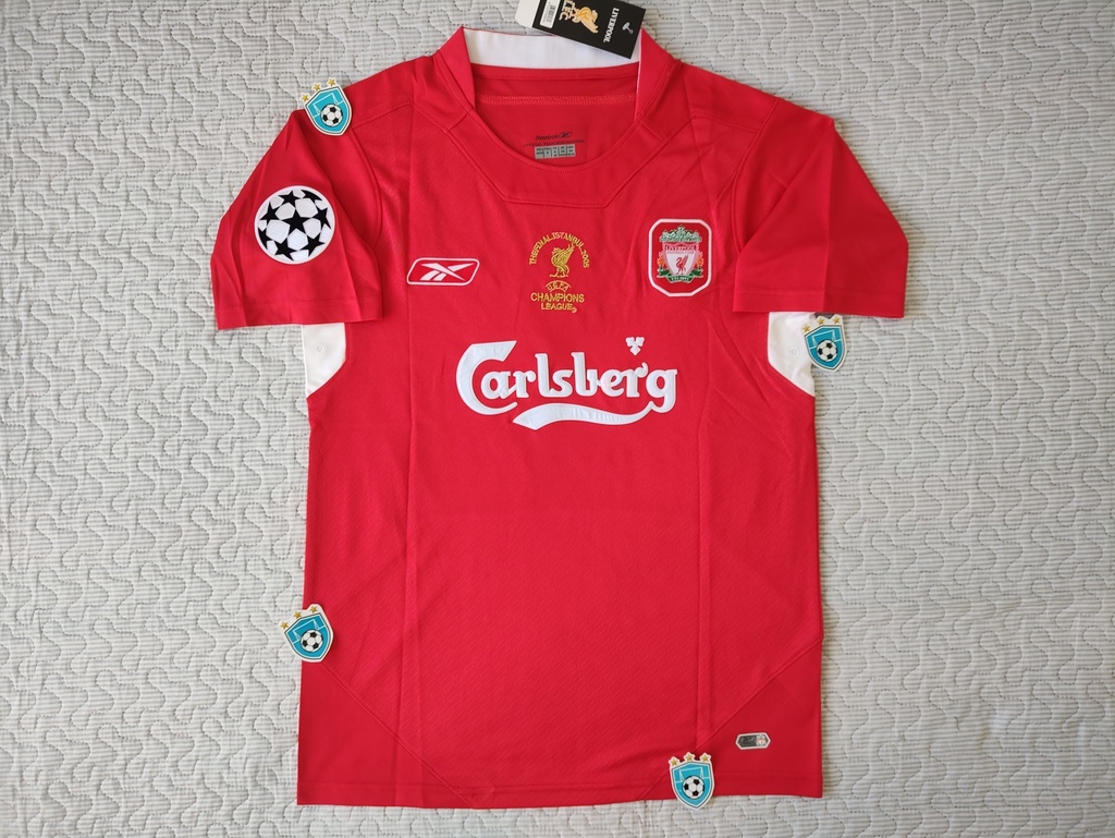 Camiseta Liverpool Retro 2004 05 Steven Gerrard 8
