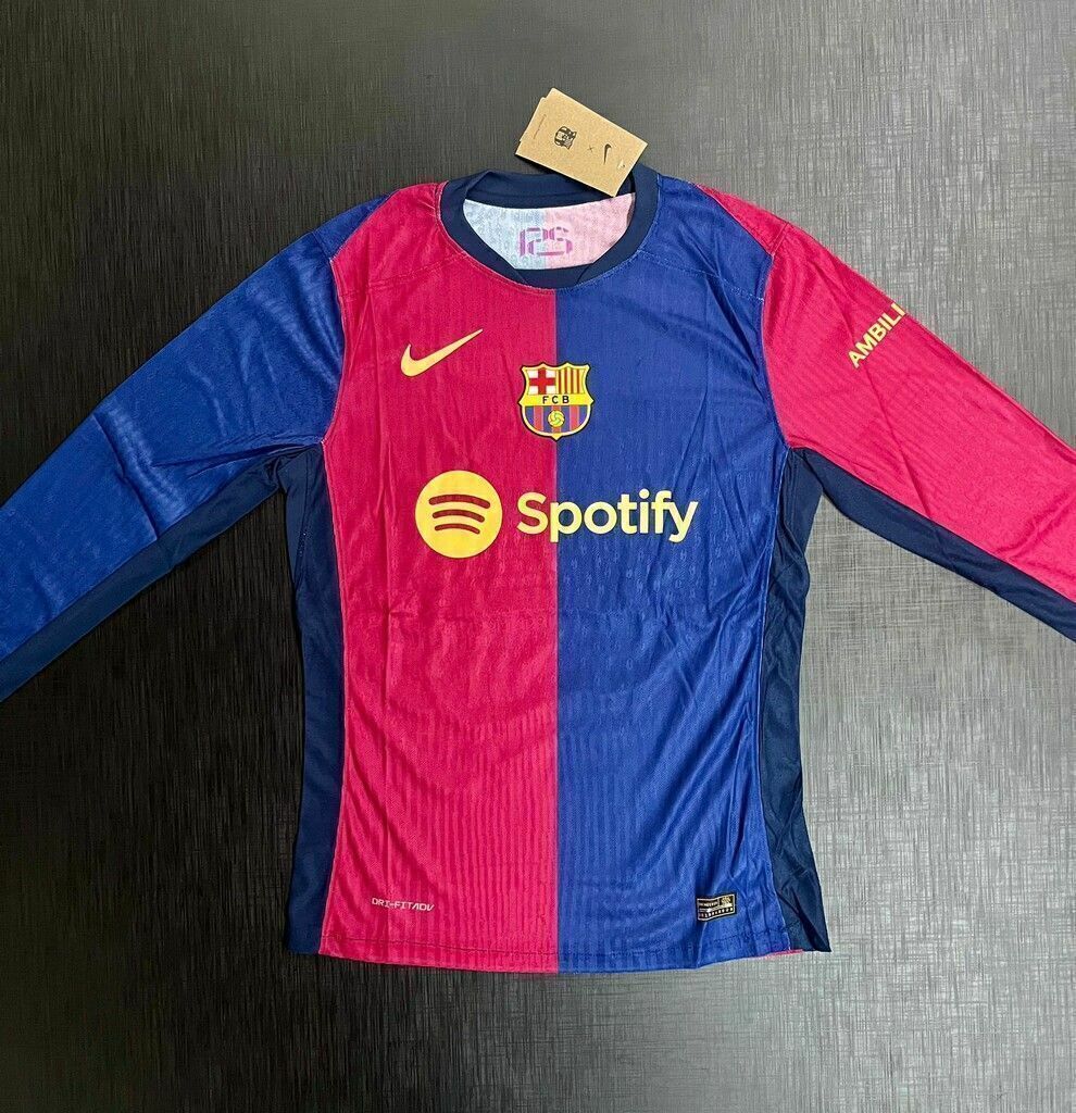 Barcelona titular 2024 25 Manga larga Match DriFit