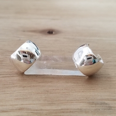 Aros Milan Pasantes Lisos Italianos 12mm Plata 925