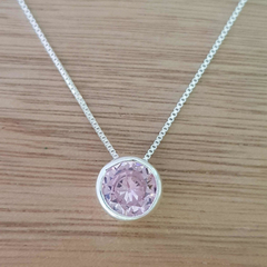 Dije Susano 7mm Cubic Rosa Plata 925 en internet