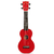 Ukelele Soprano Mahalo Mr1 Rainbow Series Rojo Con Funda - comprar online