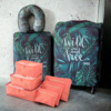 Kit De Viaje: Fundas Cubre Valijas 23Kg + Carry On + Set 6 Organizadores + Cuello - Wild and Free