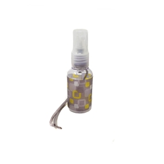 Envase con Atomizador Multiusos 30ml - Cuadraditos Gris