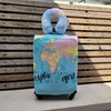 Kit De Viaje: Funda Valija 23 kg + Almohada Cuello Cervical - Mapa - comprar online