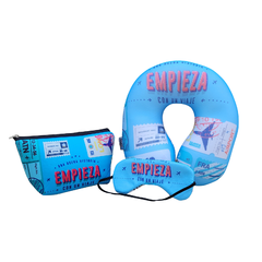 Kit Fundas Para Valija Chica Carry On De Cabina + Funda Valija Mediana de 23kg + Cuello De Viaje + Antifaz + Neceser - Historia - comprar online