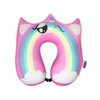 Almohada Cuello Cervical Viaje - Arco Iris Cara Fluo