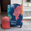 Kit De Viaje: Funda Cubre Valija 23kg + Mochila Plegable - Mapa Connect