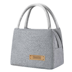 Lunchera Térmica Bolso Impermeable - Gris