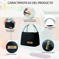 Lunchera Térmica Bolso Impermeable - Gris - tienda online