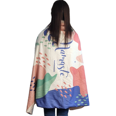 Poncho Manta Polar Con Corderito - Namaste en internet