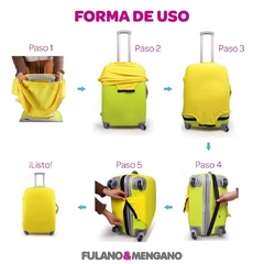 Kit De Viaje: Funda Valija 23 kg + Almohada Cuello Cervical - Mapa Connect - comprar online