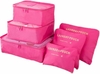 Organizador de Valija Set x6 Estuches - Fucsia