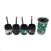 Llevo los mates - Pack de 4 mates y 1 vertedor - Negro