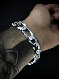 Pulseira 3x1 15mm - Prata 925 - comprar online