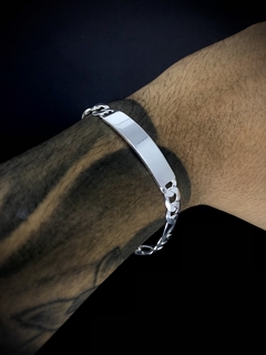 Pulseira 3x1 9mm Com Chapinha - Prata 925