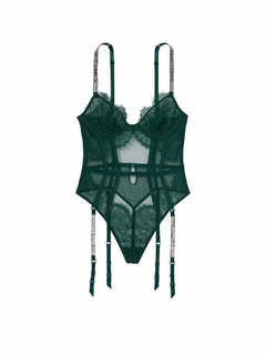 Body Encaje Verde Inglés Ligas Desmontables Strasses M Linea Very Sexy Shine Victoria's Secret - comprar online