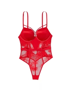 Body Encaje Rojo M L Linea Very Sexy Shine Victoria's Secret - comprar online