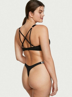 Bikini Corpi o Push up Negro Strasses A ADE 2 TALLES Y 1 2 34D
