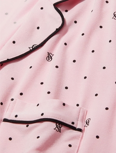 Pijama Modal Rosa Monograma & Lunares M Victoria's Secret - Ninna's Choice