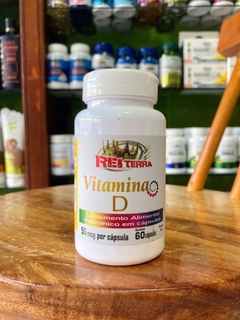 Vitamina D | Rei Terra 60 cápsulas - comprar online