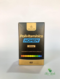 Polivitamínico Homem | Gold Lab 60 cápsulas 500mg