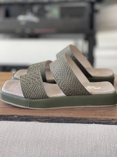 Sandalia Croco verde - comprar online