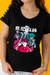 Camiseta Shining Sorcerers detalhe manga PRETO - Feminina