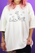 Camiseta Oversized Take Me Home OFF WHITE - Unissex