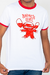 Camiseta Badness Level BRANCO E VERMELHO - Unissex - comprar online