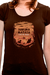 Camiseta No Worms MARROM - Feminina