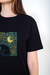 Camiseta Starry Cat PRETO - Unissex - loja online