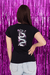 Camiseta Water and Wind Dragon detalhe costas PRETO - Feminina