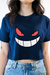 Cropped Ghost Face AZUL MARINHO - Feminina