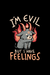 Moletom Canguru Evil Feelings PRETO - Unissex na internet