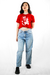 Cropped Catmmunist Manifest VERMELHO - Feminina - loja online