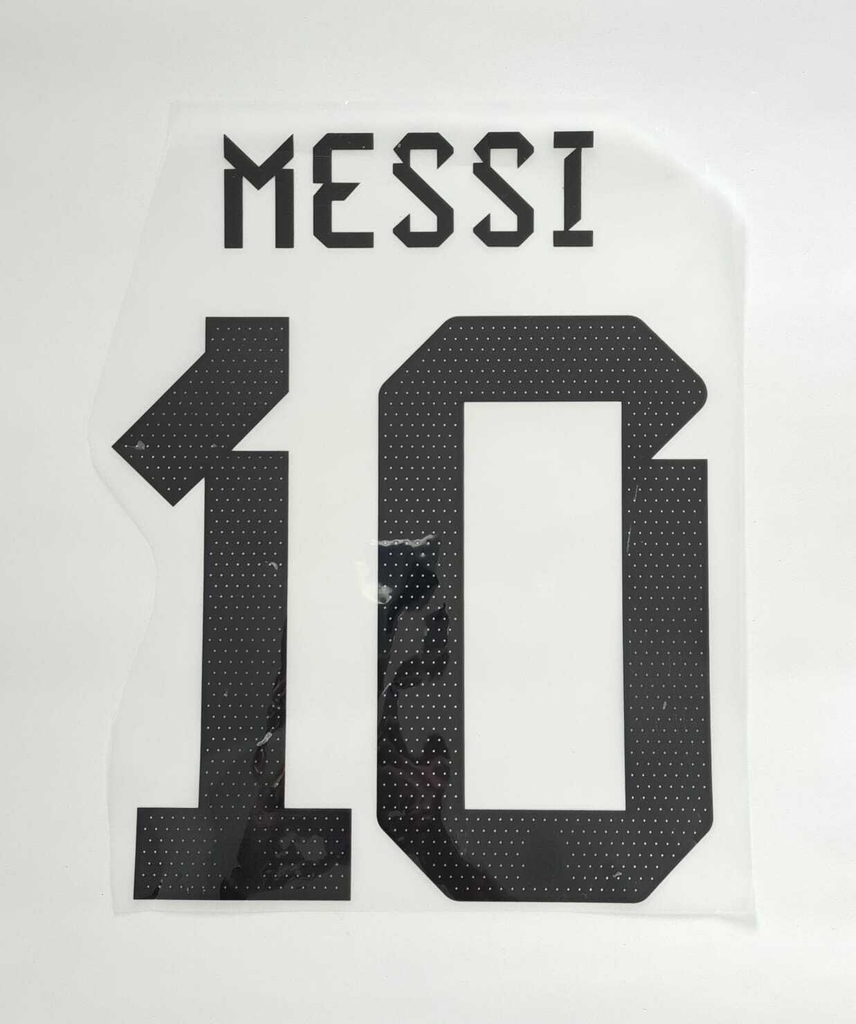 Nome e Número Messi 10 Personalização Camisa Home Away Argentina
